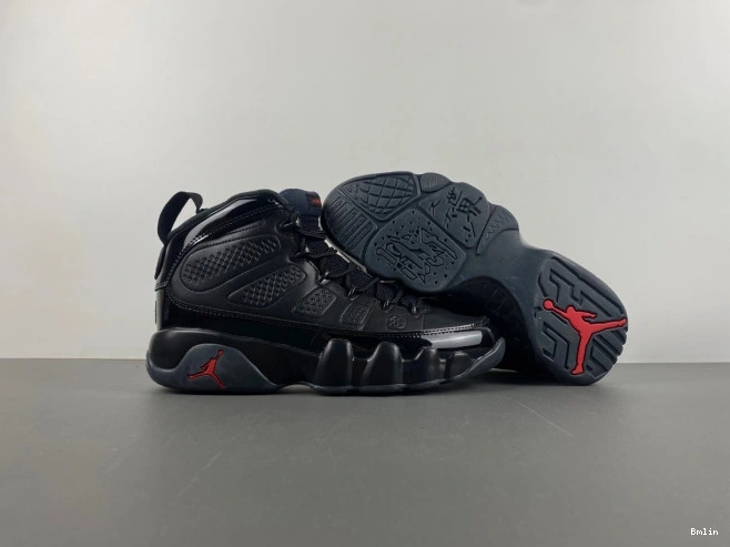 Bmlin Jordan Air Bred 9 302370-014 Retro Patent 0814